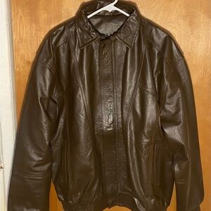 Men's Brown Leather Jacket